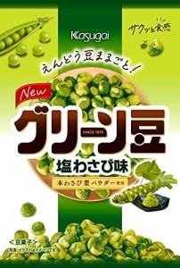 春日井製菓 Sグリーン豆 塩わさび味 73g×12袋