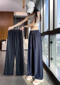 デニム ワイドパンツ レディース 大きいサイズ 3L ボトムス パンツ レディース ストレートパンツ ハイウエスト ウエストリボン おしゃれ 