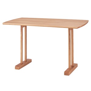 ダイニングテーブル　食卓　天然木　北欧風　ecomo　幅120cm （ 送料無料 ダイニング テーブル 机 食卓 ダイニング ダイニング用 木製 イ