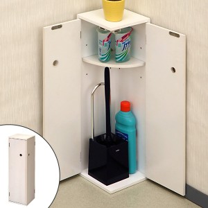 トイレ　サニタリーコーナーラック （ トイレ用品 収納 コーナーラック コーナー ラック トイレコーナー トイレットペーパー ストッカー 