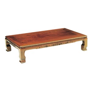 座卓　ローテーブル　木製　風月　幅150cm （ 送料無料 ケヤキ 突板仕上げ 欅 日本製 テーブル 和風 ）
