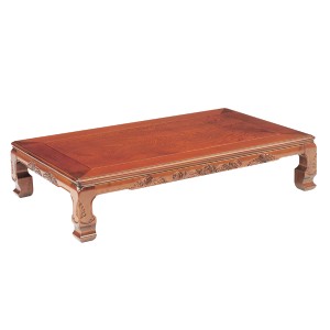 座卓　ローテーブル　木製　菊香　幅150cm （ 送料無料 ケヤキ 突板仕上げ 欅 日本製 テーブル 和風 ）