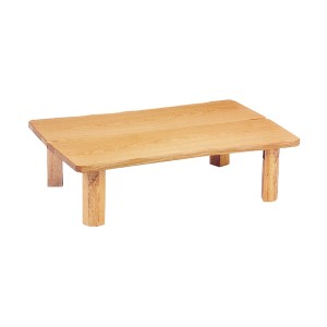 座卓　折れ脚　ローテーブル　木製　木の国　幅120cm （ 送料無料 折りたたみ タモ 突板仕上げ 日本製 ちゃぶ台 テーブル 和 和室 木目 