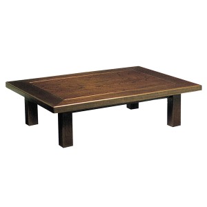 座卓　ローテーブル　木製　新月　幅180cm （ 送料無料 ケヤキ 突板仕上げ 欅 日本製 ちゃぶ台 センターテーブル 和室 和 和モダン 長方