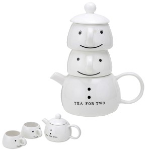 ティーポット カップ セット トッポ TEA FOR TWO 急須 陶器 食器 （ 食洗機対応 コップ 電子レンジ対応 ポット 磁器 陶磁器 紅茶ポット 