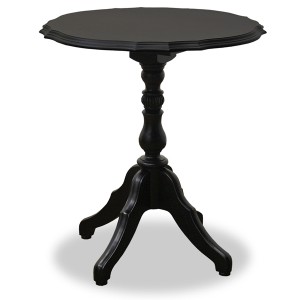 ティーテーブル　丸型　サイドテーブル　アンティーク調　ノワール　直径60cm （ 送料無料 テーブル 机 2人用 アンティーク ロマンチック