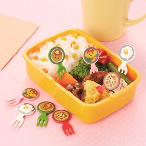 ピック　フォークピック　フライパンＤＥクッキング　8本入り （ お弁当グッズ キャラ弁 子供用 お弁当ピック お弁当用 ピックス デコ弁 