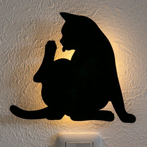 LEDライト Thats Light！ CAT WALL LIGHT けづくろい （ 足元灯 LED 猫 フット ライト ウォールライト ねこ おしゃれ センサーライト 屋