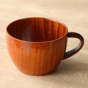 ティーカップ 240ml 木製 漆 マグカップ 天然木 食器 （ コップ マグ カップ コーヒーカップ 木 漆塗り 木目 木製食器 漆塗 塗り おしゃ