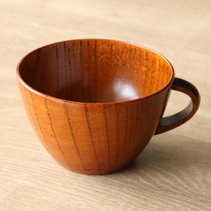 ティーカップ 200ml 木製 漆 マグカップ 天然木 食器 （ コップ マグ カップ コーヒーカップ 木 漆塗り 木目 木製食器 漆塗 塗り おしゃ
