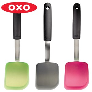 OXO　オクソー　シリコンターナー　ミニ （ ヘラ キッチンツール シリコン ターナー 食洗機対応 調理器具 ）