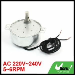 uxcell AC220V-240V 4W 5-6RPM CC用 W C Wターンテーブル ターンテーブル 同期モータ