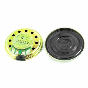 uxcell ダイヤラウンド マグネットスピーカー ラジオインターホン用 8 Ohm 0.5W 20mm 2個