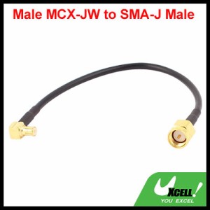 uxcell MCX-JWオスーSMA-Jオス RG174同軸ケーブル 15cm 長い 延長ケーブル