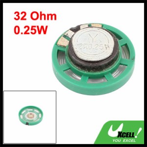 uxcell 外部マグネットスピーカーホーン プラスチックシェル 27mm 32 Ohm 0.25W