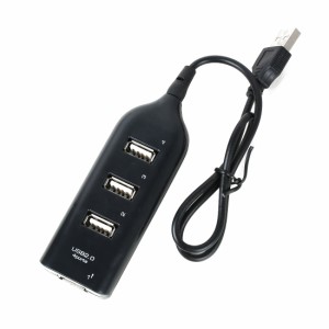 uxcell　USBハブ　4ポート番号　USB　2.0/　USB1.1　45cm　ロングケーブル　1個入り