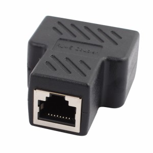 uxcell コネクター スプリッター RJ45 1ー2ダブルポート CAT 5 CAT 6 LAN