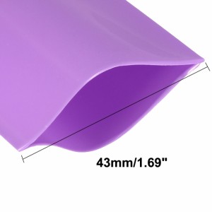 uxcell PVC 熱収縮チューブ バッテリー ラップ 長さ5m 26650バッテリー 明るいグリーン パープル 幅43 mm