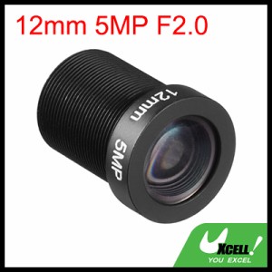 uxcell カメラレンズ 焦点距離12 mm 5MP F2.0 FPV CCTVカメラレンズ 広角 CCDカメラ用