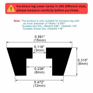 uxcell ゴム製足バンパー ゴム 足 バンパー プリンター エアコンプレッサ 金属ワッシャー付き D15x12xH8mm 10個入り