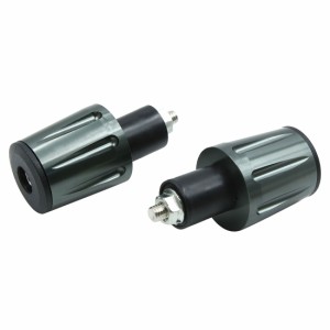 uxcell ハンドルバーエンド バーエンド ハンドルバーグリップキャップ グリップエンド 17mm オートバイ用 取り付け簡単 アルミ合金 チタ