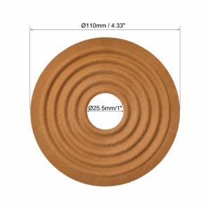 uxcell スピーカー修理クモ サブウーファーベーススピーカー修理スパイダー 110mm x 25.5mm 4個入り