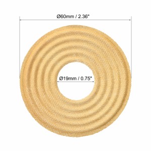 uxcell スピーカー修理クモ サブウーファーベーススピーカー修理スパイダー 60mm x 19mm 2個入り