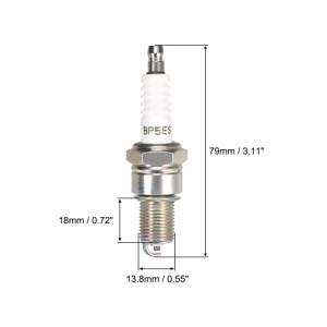 uxcell スパークプラグ BP5ES 発電機芝刈り機トラクター ゴーカートミニバイク イリジウムスパークプラグ 4個入り