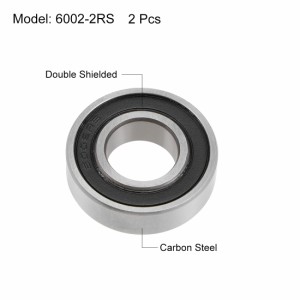 uxcell ベアリング 深溝玉軸受 60022RS ホイールベアリング トランスミッションベアリング ベアリング 15x32x9mm ボールベアリングZ2二重