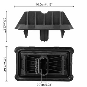 X AUTOHAUX ジャッキパット ジャッキアップアダプター 10.5x6.2x5.5cm ジャックポイントパッド ジャッキサポートプラグリフトブロック 51