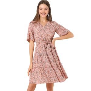 花柄 ワンピース ピンクの通販 Au Pay マーケット 14ページ目