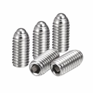 uxcell　ボールペンセットネジ　304ステンレス鋼メトリック　スプリング六角穴付きネジ　M5　x　10　mm　20個