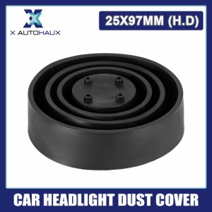 X　AUTOHAUX　車のLEDヘッドライトヘッドランプダストキャップカバー　ユニバーサル　ゴム