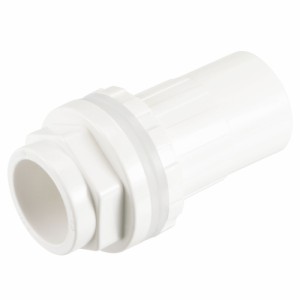 uxcell　水タンクパイプコネクタ　PVC　25　mm内径　19　mm　DN20ジョイント直管ホース付属品　ホワイト
