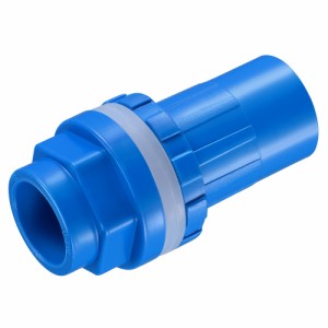 uxcell　水タンクパイプコネクタ　PVC　20　mm内径　13　mm　DN15ジョイント直管ホース付属品　ブルー