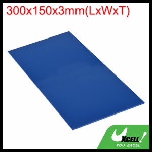 uxcell PMMAアクリルシート 着色 不透明 ガラス DIY 絵画 アートクラフト用 300 x 150 mm ブルー