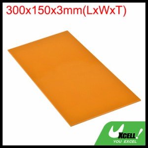 uxcell PMMAアクリルシート 着色 不透明 ガラス DIY 絵画 アートクラフト用 300 x 150 mm オレンジ