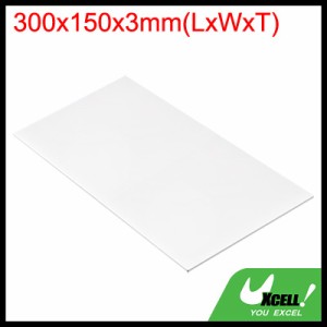 uxcell PMMAアクリルシート 着色 不透明 ガラス DIY 絵画 アートクラフト用 300 x 150 mm ホワイト