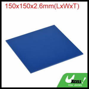 uxcell PMMAアクリルシート 着色 不透明 ガラス DIY 絵画 アートクラフト用 150 x 150 mm ブルー