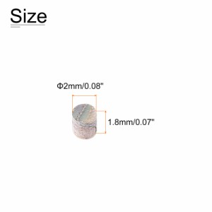 uxcell ギターフレットボードインレイドット?シェル 指板インレイマークポイント 2x1.8mm?カラフル?ギター用 15個入り