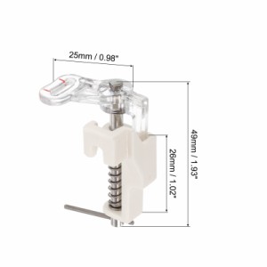 uxcell ミシン押え 4021P オープントゥフリーモーションダーニング キルティング刺繍 ミシン交換用アクセサリー 2個