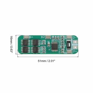 uxcell 12.6-13V 4-5A 18650 電池充電 器モジュール 充電ボード 二重保護機能 2個