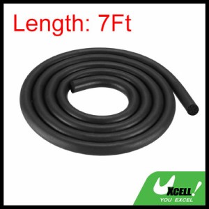 uxcell ラバーフォーム耐候シール 直径12mm x 2m ラウンド EPDM ラバーストリッピング DIYガスケット 倉庫 パッド フォームチューブ 工芸