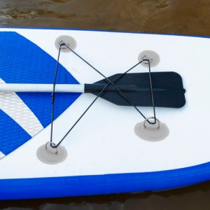 X AUTOHAUX Dリングパッチ PVC ステンレス鋼 丸型 Dリングパッドセット ゴムボート カヤック カヌー デッキ用 2.5 mのロープフック付きグ