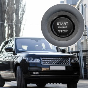 X AUTOHAUX エンジンスタートストップボタンカバーキット ワンクリック プッシュスタートボタントリムステッカー Land Roverに対応 Disco