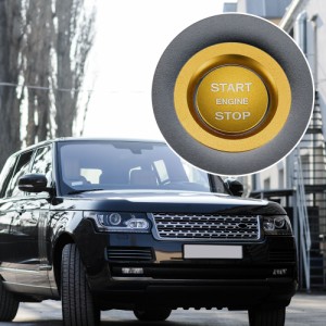 X AUTOHAUX エンジンスタートストップボタンカバーキット ワンクリック プッシュスタートボタントリムステッカー Land Roverに対応 Disco