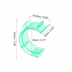 uxcell ボビンホルダー 小型ボビンクリップ プラスチック ボビンクランプソーイングツールアクセサリー スレッドテール巻き戻しを防ぐ グ