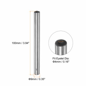 uxcell 革穴パンチ 4 mm ハトメハトメハンドセッター 中空パンチ レザークラフト衣類ハンドバッグ生地カーテン用