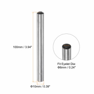 uxcell 革穴パンチ 6 mm ハトメハトメハンドセッター 中空パンチ レザークラフト衣類ハンドバッグ生地カーテン用