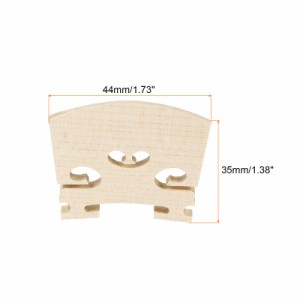 uxcell バイオリンブリッジ メープルウッド バイオリン部品 1/2バイオリン用